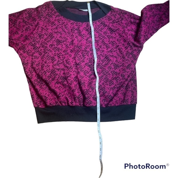 DonKenny vintage pink black patterned sweater medium - Picture 4 of 4